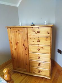 Pine Wardrobe/ Chest of Drawers