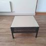 Rattan Coffee Table with Glass Top Image 2