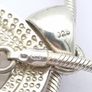 925 Vintage Sterling Silver Druzy Necklace Image 5