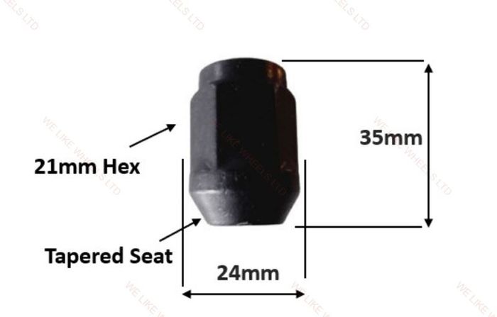 5 x Toyota, Lexus, Mitsubishi, Mazda- New Alloy Wheel Nuts - (MB5) Delivery