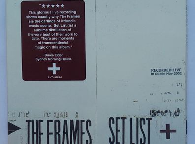The Frames - Set List - CD