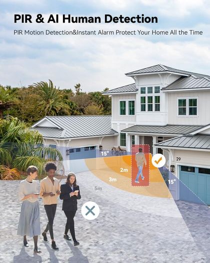Advanced 2K Video Doorbell PIR WiFi Camera App