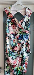 Debut by Debenhams floral dress Sz 14 - Bnwt Rrp 99