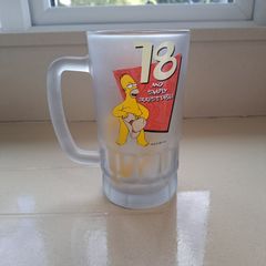 Simpons Freezer Glass (18th Birthday)