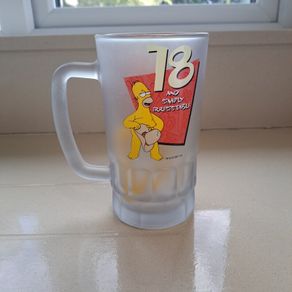 Simpons Freezer Glass (18th Birthday)