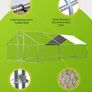 20 X 10 X 6ft Hen Run Pitched Free Roof Free Delievry Image 8