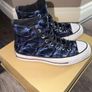 Converse Chuck Taylor All Star Galaxy Lightning Print High Top Trainers UK5 EU/38Rare Image 5