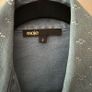 Maje Rhinestone Denim Shirt - Size 2 Image 4