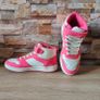 Pink White High Top Trainers size 6 Image 3