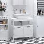 Bathroom Under Sink Cabinet Anti-toppling Storage Shelf Double Doors (FREE SHIPPING) Image 2