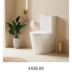 Crosswater Mada Round Close Coupled Toilet