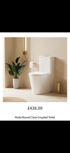 Bargain crosswater Mada Round Close Coupled Toilet