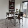 Mid Century Extendable Dining Table and Chairs Image 2