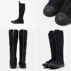 converse knee high XXHI, black