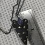 Sterling silver heart pendant necklace Image 4