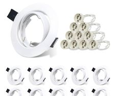 20 pcs Recessed Spot Light Fittings for Ceiling