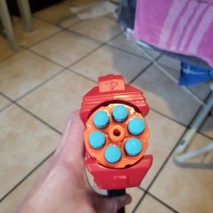 Minecraft bow and arrow nerf and 6 shooter nefr