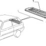 Parcel Shelf Support (Fiat Panda) Image 3