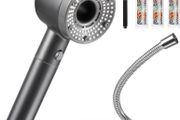 Hard Water Filter Shower Head with 3 Filter, Shower Head and Hose 1.5M, High Pressure Shower Heads with 5 Modes for Home Bathroom Accessory