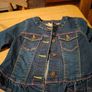 Girls Denim Jacket and Jeans. Image 3
