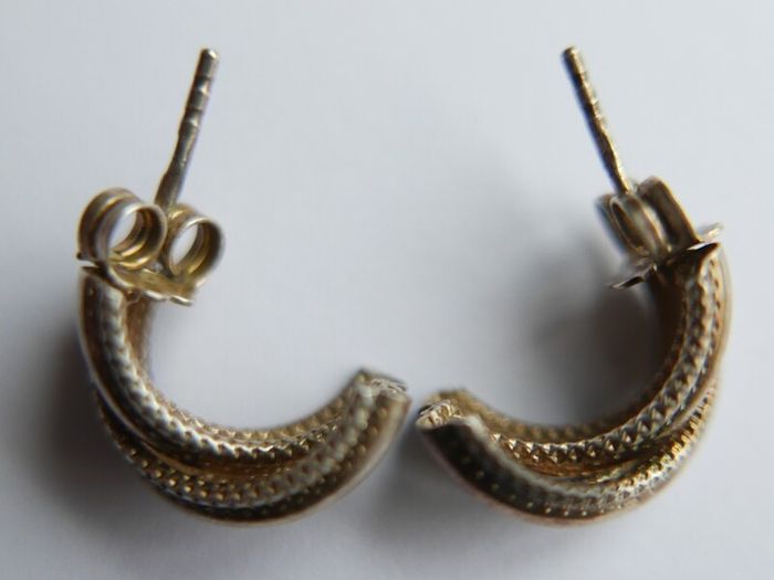 Vintage Sterling Silver 925 Earrings 1,9g