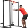 Power Cage Squat Rack Upgrade Attachments, Dip Bar, Plate Bar Holder, Belt Squat, J Hook, Lat, Adapter, U Ring, Pull Up Bar, Landmine, Captain's Chair, Tricep Rope For Home Gym Image 8