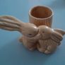 Sylvac - Kissing Rabbits - Pair Image 2