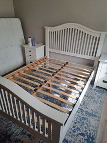 Double Bed and 2 lockers