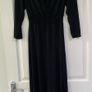 Black Midi Dress (Size 8) Image 2