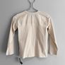 New Dunnes Stores Cream Ribbed Henley Long Sleeve Top Image 3