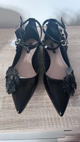 Beautiful Zara Ballet Flat Black Shoes