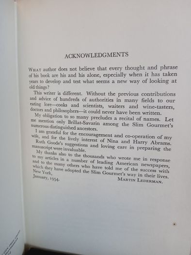 The Slim Gourmet by Martin Lederman (HQ255)