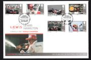2009 Isle of Man 2008 Formula One World Champion Lewis Hamilton Commemorative Stamps First Day Cover (FDC)