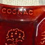 Vintage Red Glazed Ceramic Advertising Ashtray for Martell Cognac Postage Available or Collection Image 3