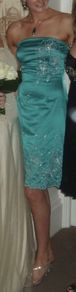 Stunning turquoise Jane Norman dress