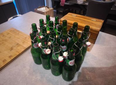 19x 450ml Grolsch Swing Top Bottles