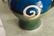 Stunning Jack O'patsy Irish Studio Pottery Water Custard Milk Pitcher Jug 18cm H