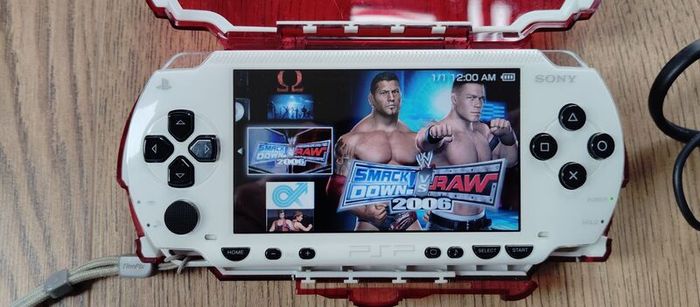 Psp Modded White 64gb Original Charger Original Battery