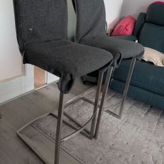stainless steel bar stool (covers not included)