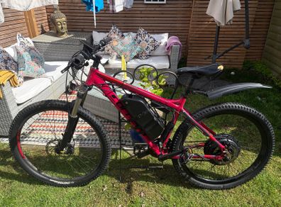 Carrera Kraken Electric Mountain Bike - 2000W Conversion | 52V Battery