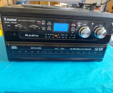 Steepletone SMC595 Turntable Radio Tape CD Encoder & Aux-in 2.0 Channel HiFi