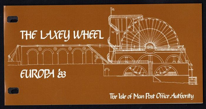 1983 Isle of Man Europa The Great Laxey Wheel Commemorative Stamps Presentation Pack