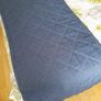 Quilted denim bed runner Image 2