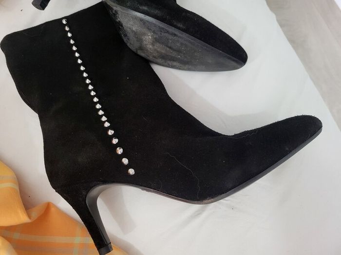 black suede boots - rwduced