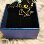 Flying Dragon Necklace Toothless Inspired How to Train Your Dragon Jewelry Image 3