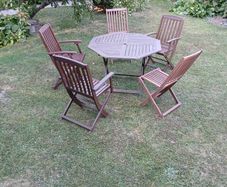 Garden table and chairs