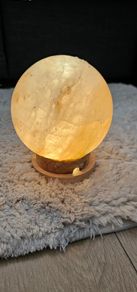 Rock salt lamp oval