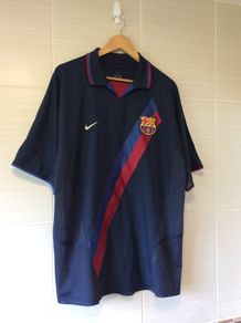 FC Barcelona Jersey. Official Nike Mens Away Jersey Season 2002-2003. Original From The Time. Not A Modern Day Remake.