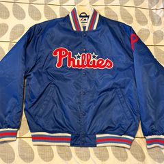 Vintage Majestic Philadelphia Phillies Satin Varsity Jacket