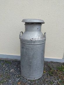 aluminium milk churn